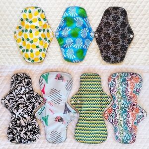 3 M - 4 XL - Reusable Pads - Absorbent Bamboo Charcoal